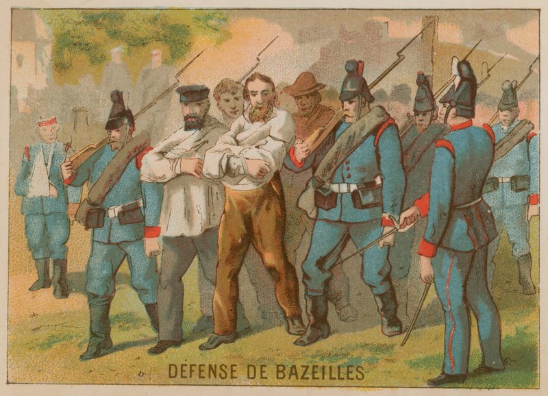 Batalla de Bazeilles de French School