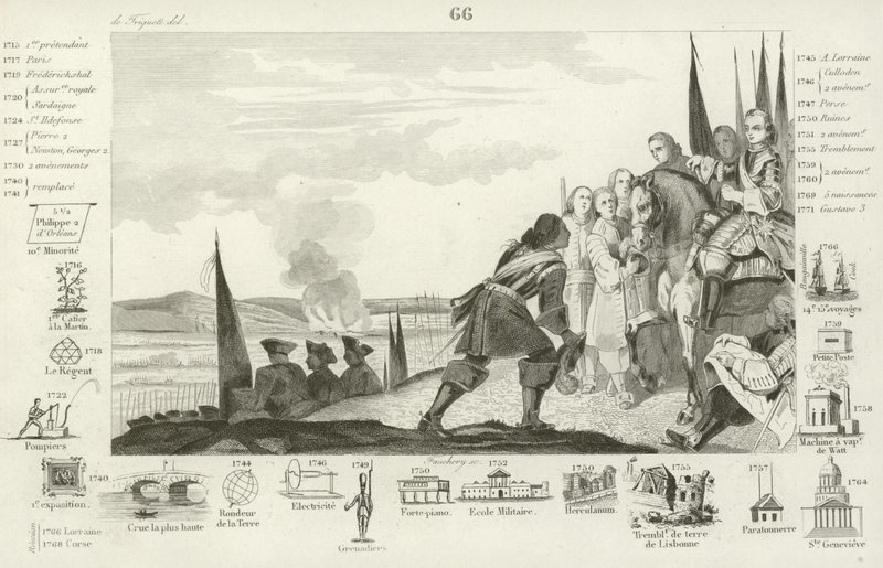 Batalla de Fontenoy, 1745 de French School