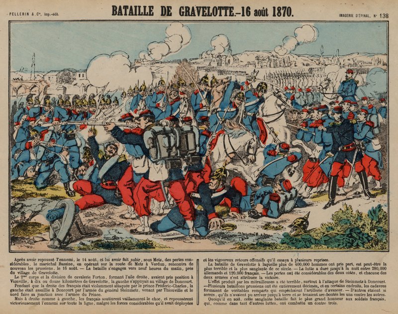 Batalla de Gravelotte, Guerra Franco-Prusiana de French School