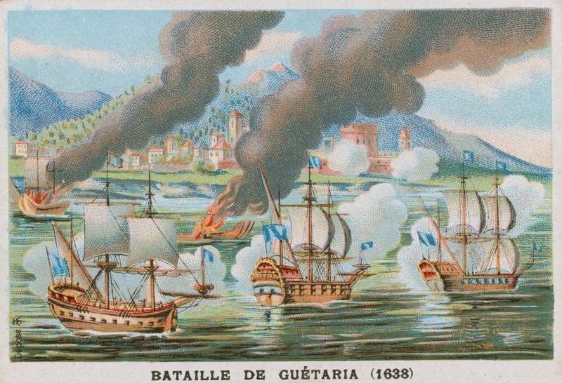 Batalla de Guetaria, 1638 de French School