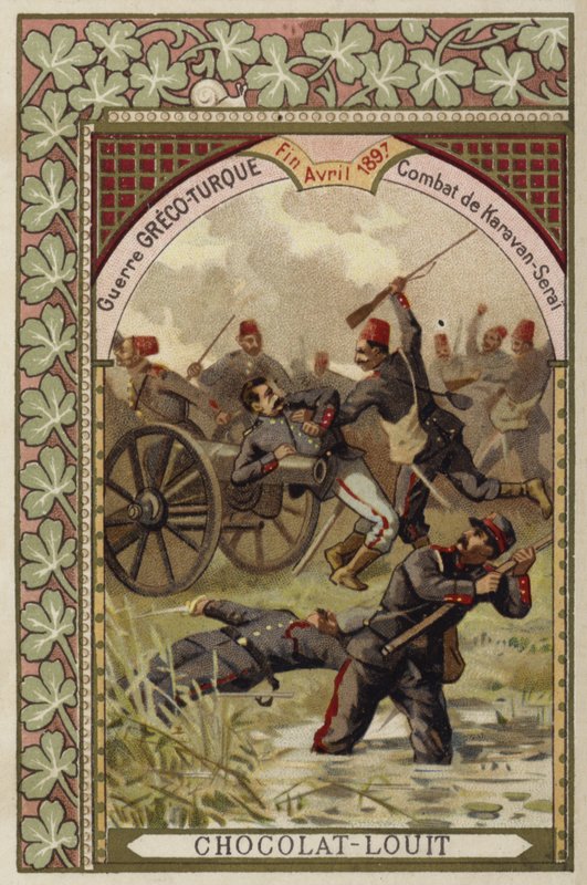 Batalla de Karavan-Serai, Guerra Greco-Turca, abril 1897 de French School