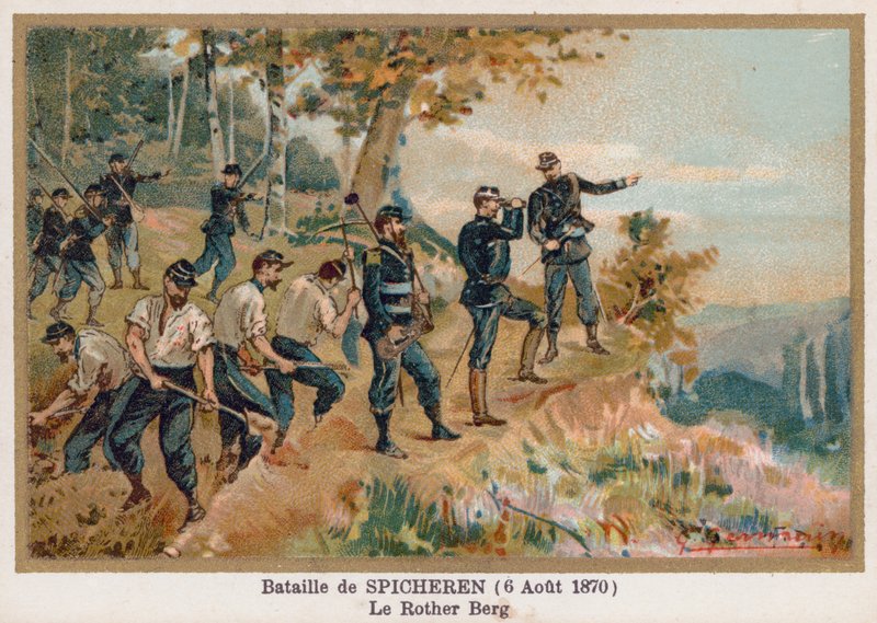 Batalla de Spicheren, la defensa de Rother-Berg de French School