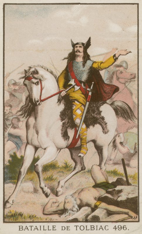 Batalla de Tolbiac, 496 de French School