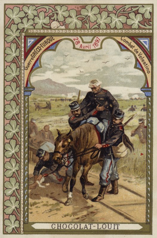 Batalla de Velestino, Guerra Greco-Turca, 28 de abril de 1897 de French School