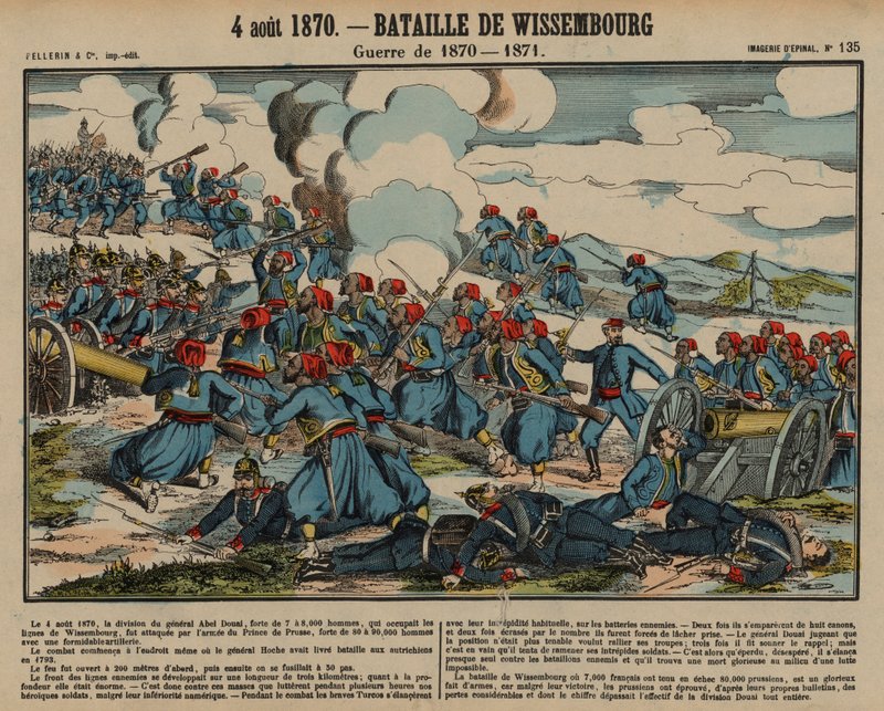 Batalla de Wissembourg, Guerra Franco-Prusiana, 4 de agosto de 1870 de French School
