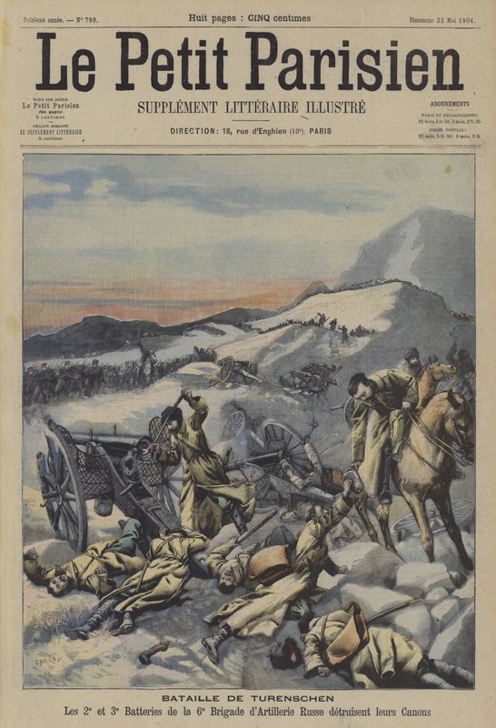 Batalla del Río Yalu, Guerra Ruso-Japonesa de French School