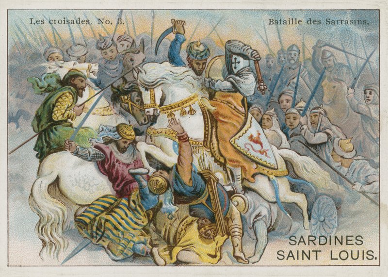 Batalla de los sarracenos de French School