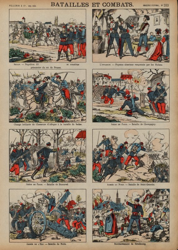 Batallas de la Guerra Franco-Prusiana de French School