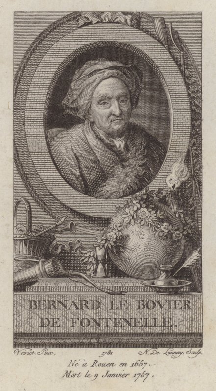 Bernard Le Bovier de Fontenelle, autor francés de French School