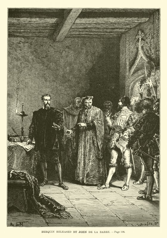Berquin liberado por John de la Barre de French School