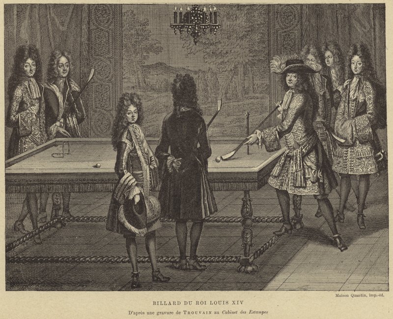 Mesa de billar del Rey Luis XIV de Francia de French School