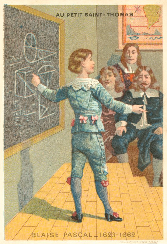 Blaise Pascal, físico y matemático francés de French School