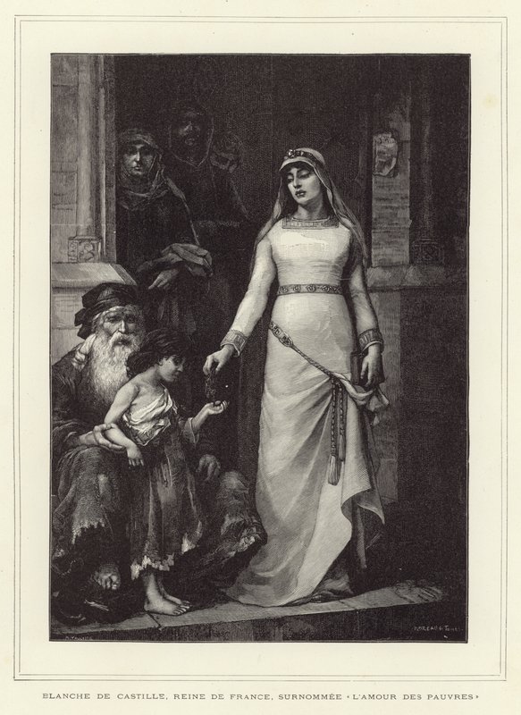 Blanca de Castilla, Reina Consorte de Luis VIII de Francia y madre de Luis IX de French School