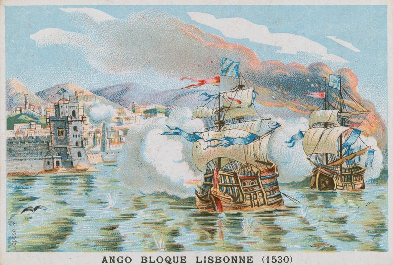 Bloqueo de Lisboa por Jean Ango, 1530 de French School