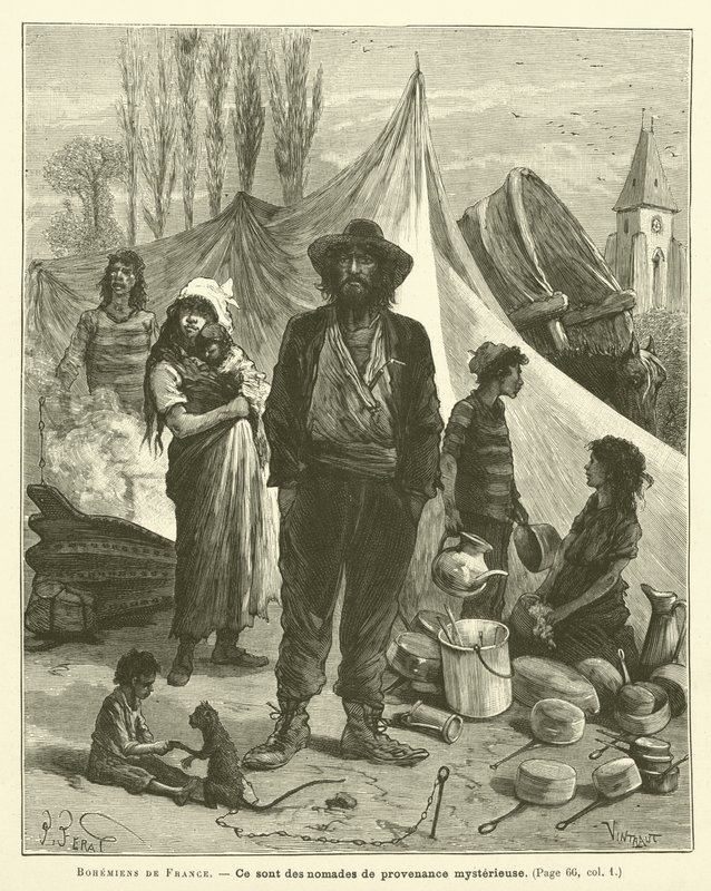 Bohemios de Francia de French School