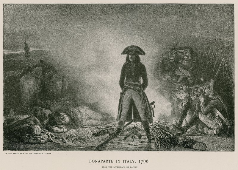 Bonaparte en Italia de French School
