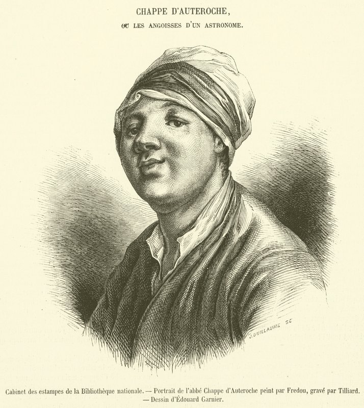 Gabinete de estampas de la Biblioteca Nacional, Retrato del abate Chappe d