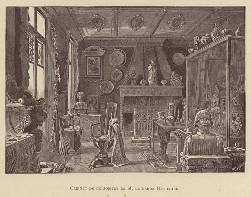 Gabinete de curiosidades del Barón Davillier de French School