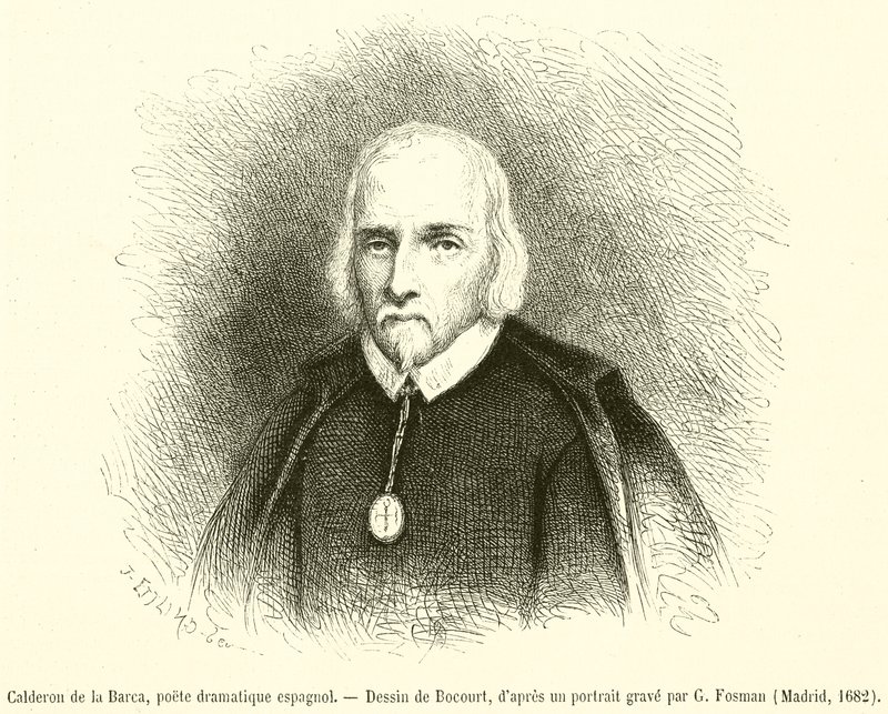 Calderón de la Barca, poeta dramático español de French School