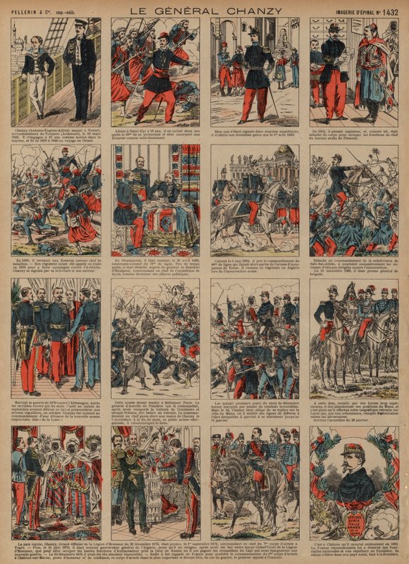 Carrera del general francés Alfred Chanzy de French School