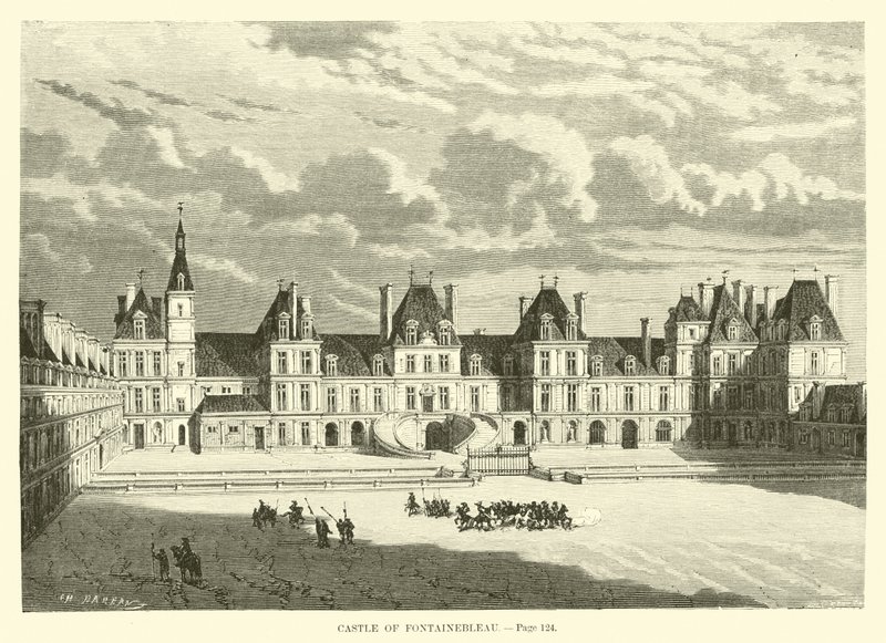 Castillo de Fontainebleau de French School