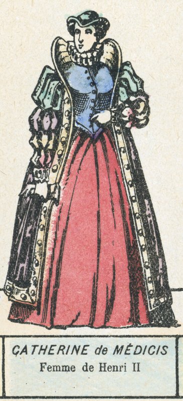 Catalina de Médici, Esposa de Enrique II de French School