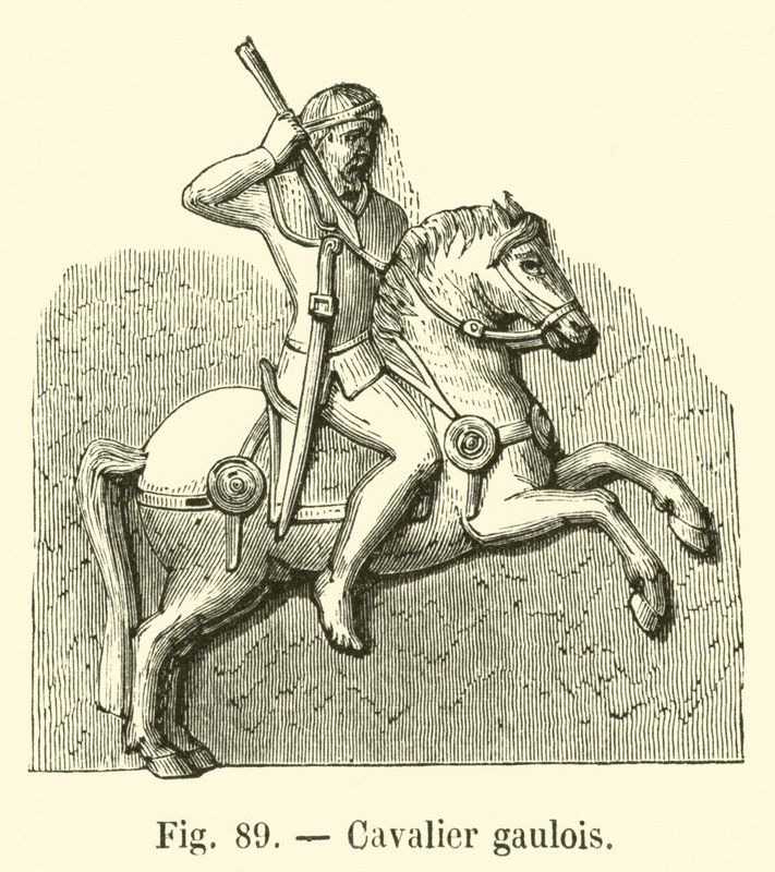 Caballero galo de French School