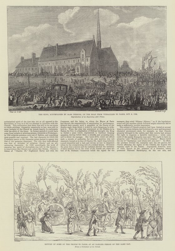 Centenario de la Revolución Francesa (grabado) de French School
