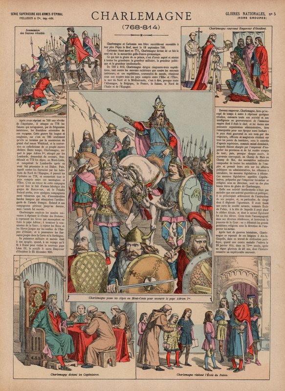 Carlomagno, 768-814 de French School