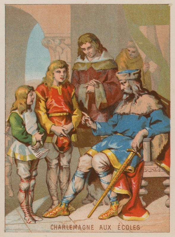 Carlomagno y la importancia de la educación de French School