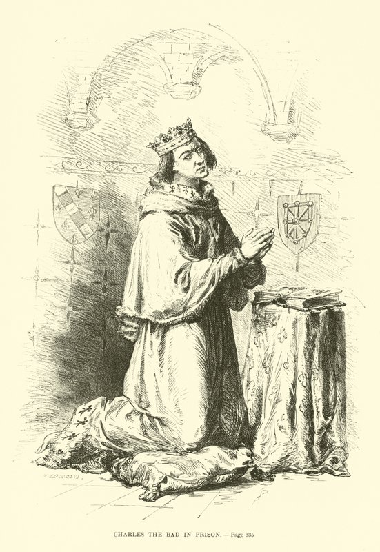 Carlos el Malo en prisión de French School