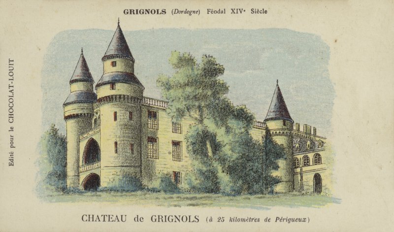 Castillo de Grignols, Grignols, Dordoña de French School