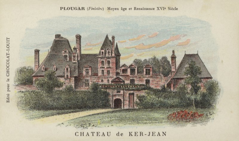 Castillo de Ker-Jean, Plougar, Finistere de French School
