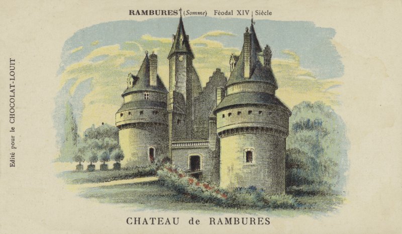 Castillo de Rambures, Rambures, Somme de French School