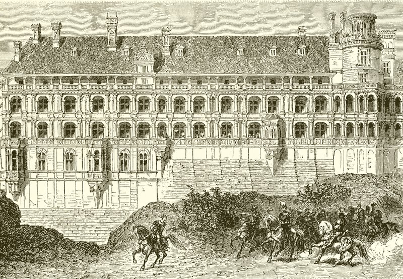 Castillo de Blois de French School