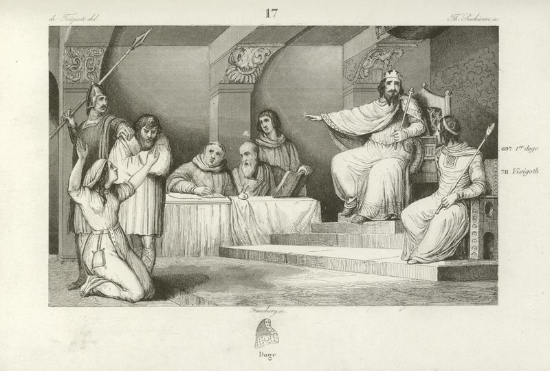 Childeberto III, rey de los francos de French School
