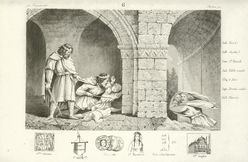 Childeberto I, Rey Franco de París de French School