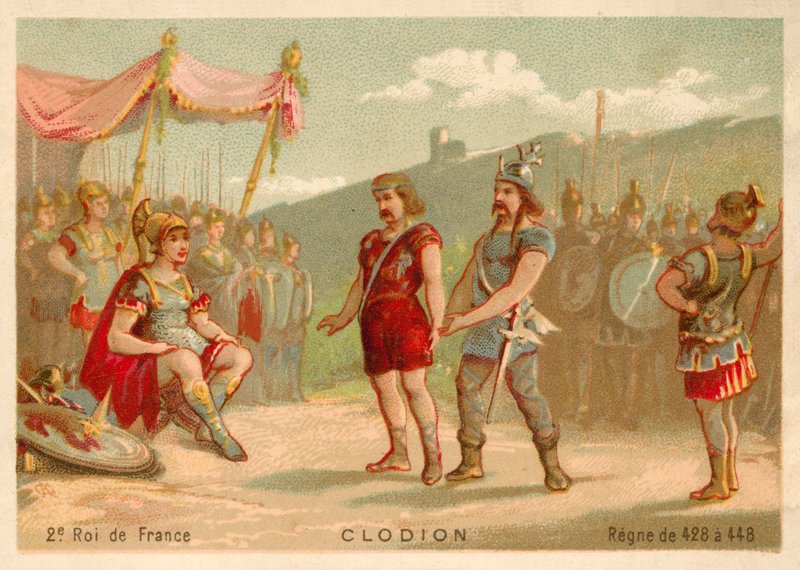 Clodio, Rey de los Francos Salios de French School