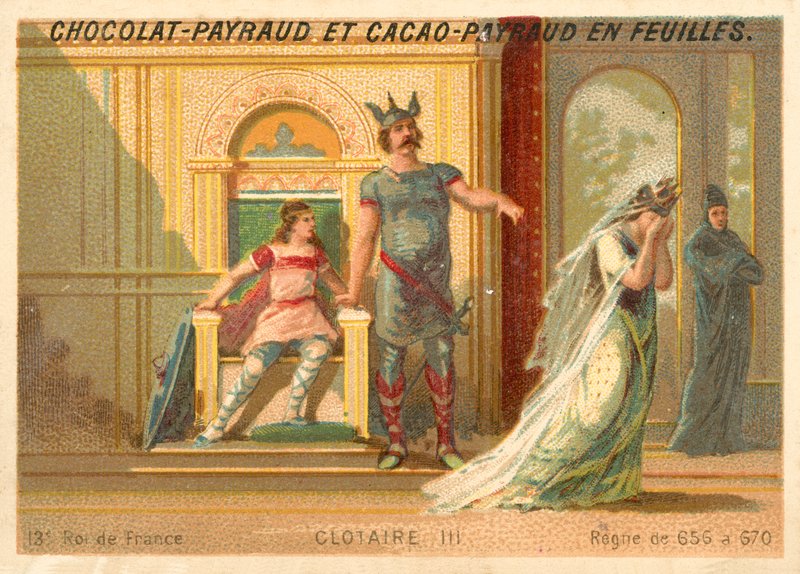 Clotario III, rey franco de Neustria y Borgoña de French School
