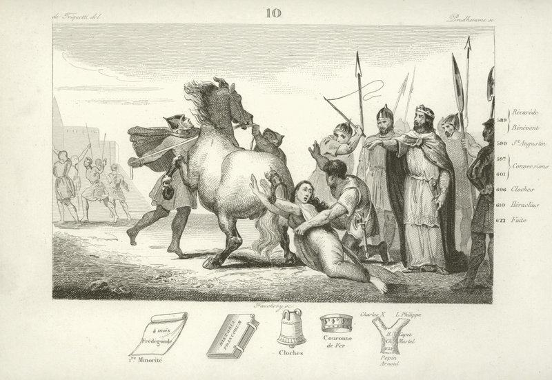 Clotario II, Rey de los Francos de French School