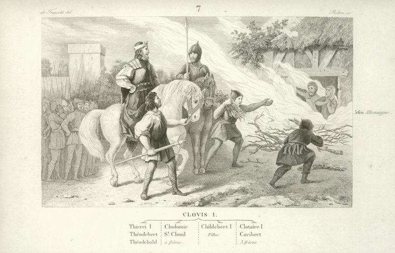 Clotario I, Rey de los Francos de French School
