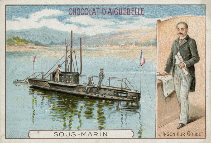 Tarjeta comercial de Chocolat dAiguebelle de French School