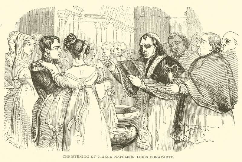 Bautizo del Príncipe Napoleón Luis Bonaparte de French School