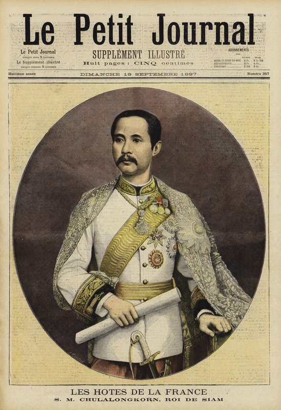 Chulalongkorn, Rey de Siam de French School
