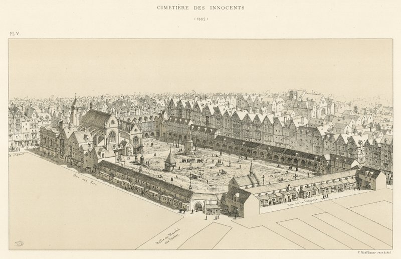 Cementerio de los Inocentes, 1552 de French School