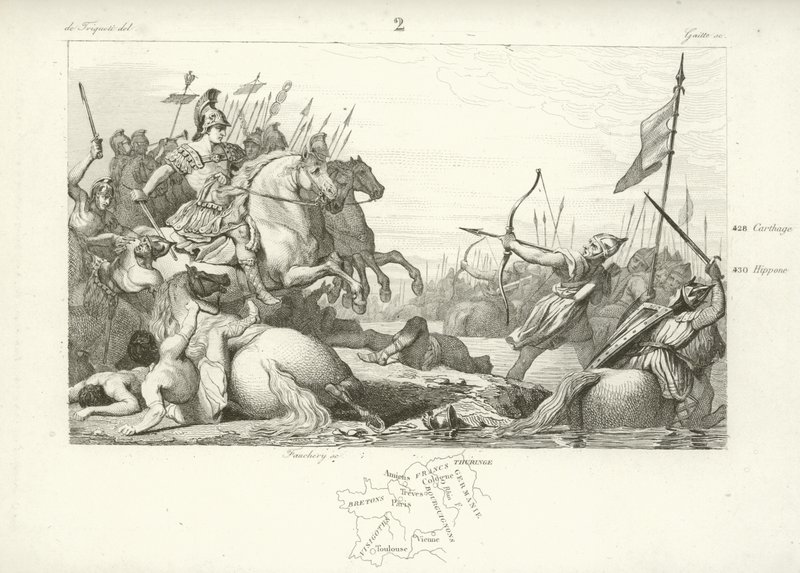 Clodión el Cabelludo, Rey de los Francos Salios de French School