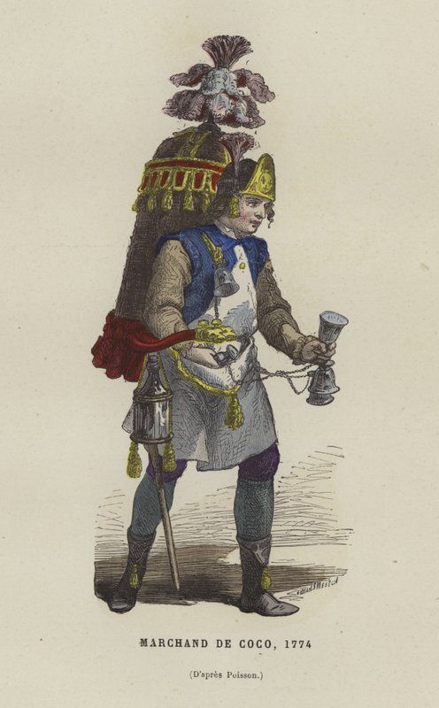 Vendedor de cocos, 1774 de French School