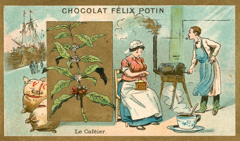 Café (cromolitografía) de French School