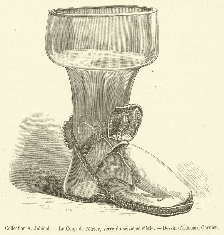 Colección A Jubinal, El Golpe del estribo, vaso del siglo XVI de French School