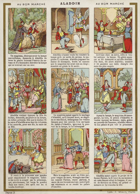Tira Cómica - Aladino de French School